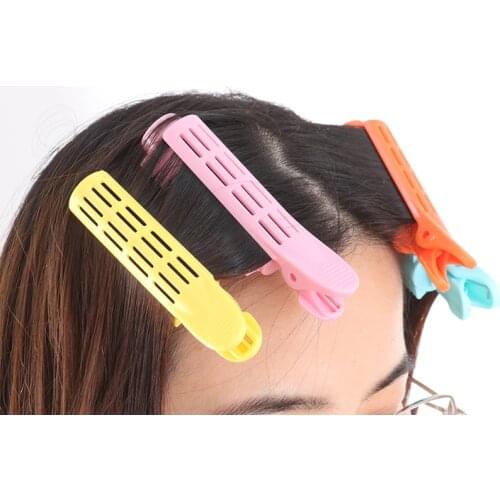 1Pcs Korea Natural Fluffy Hair Clip Set Curly Hair Resin Hair Root Fluffy Clip Bangs Hair Styling Clip Hair Accessories G0710