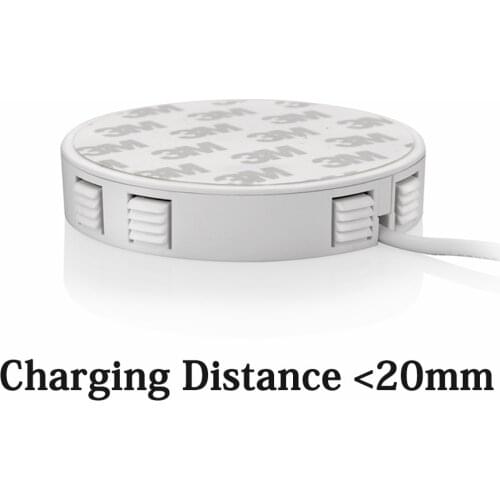 Invisible Fast QI Wireless Charger For iPhone 11 Samsung Hidden Embedded Adsorption Suspension Wireless Charging Pad For Xiaomi