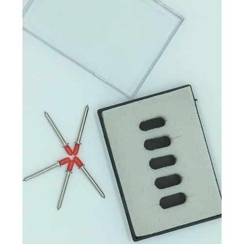 New high quality tungsten steel 2mm shoe knife, 5pcs/box, 30 degrees, 45 degrees, 60 degrees