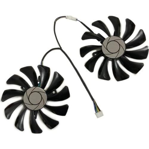 2pcs/set P106 INNO3D GTX 1060 6GB GPU Cooler HA9010H12F-Z RQ9010H12S For MSI GTX1060 GTX-1060-6GT-OC Graphics Card Cooling