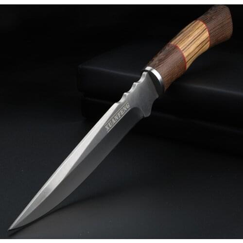 Outdoor Portable Straight Knife High Hardness Retirement Knife Mountaineering Hunting Camping Camping EDC Tool