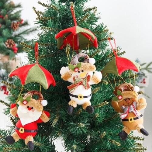 Parachute Pendant Doll Christmas Decorations for Home Pendants Navidad Christmas Tree Ornaments Hanging Craft Decor Supplier