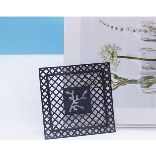 Grid Frame Cutting Dies for Scrapbooking Album Paper Cards Decorative Crafts Embossing Making Template Stencil Dies DIY