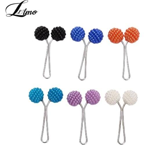 12pc/set Bayberry ball Pearl Clip Scarf Pin Headscarf Shawl Scarf Accessories Lady Muslim Scarf Clips New Muslim Hijab Scarf Pin
