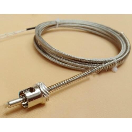 PT100 circlip thermocouple Thermowell Temperature Sensor Cable Wires 1m-5m Probe length 30 mm OD 5mm