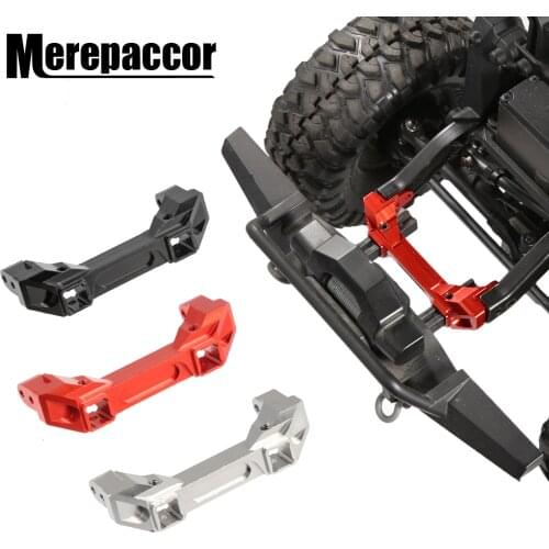 TRX4 Front Bumper Corssbeam Mount Aluminum Alloy Bumper Beam Protective Mounts for 1/10 RC Crawler Traxxas TRX-4 Truck Parts
