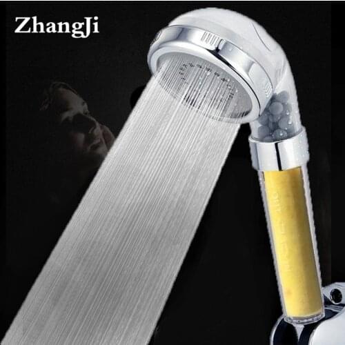 Zhangji lemon and lavender skin care shower head aroma replacement high pressure water saving showerheads with SPA anion balls