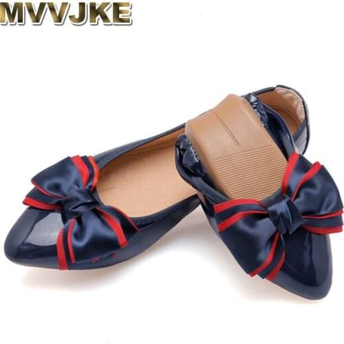 MVVJKE Women Shoes Ballerinas New Boat Ballerinas Shoes Woman Fashion Casual Plus Size Luxury Design High Quality Soft Bottom