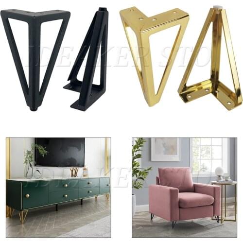 Metal Furniture Sofa Foot Bathroom Cabinet TV Cabinet Tea Table Foot Bedside Table Furniture Leg Hardware Accessories