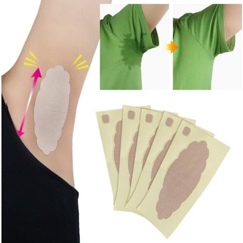 10pcs/Bag Women Armpit Sweat Pads Underarm Summer Disposable Absorbing Anti Perspiration Deodorant Patch Anti Sweat Stickers