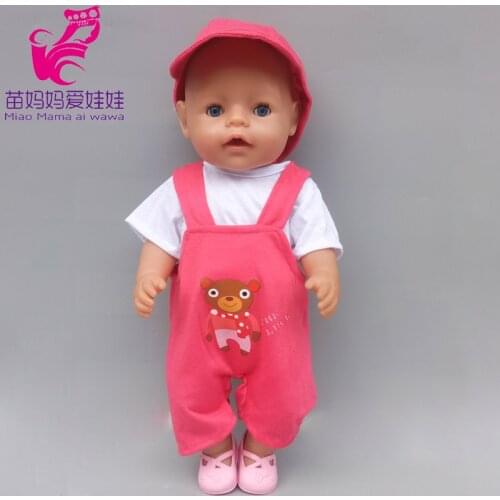 18 inch Doll clothes Party dress + Coat pear necklace for 43cm Baby new Born dolls outwear dress set