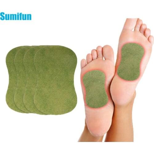 HOT 2Pcs Wormwood Foot Patch Pain Relieving Plaster Relieve Stress Help Sleeping Weight Loss Body Detox Medical Slimming Sticker