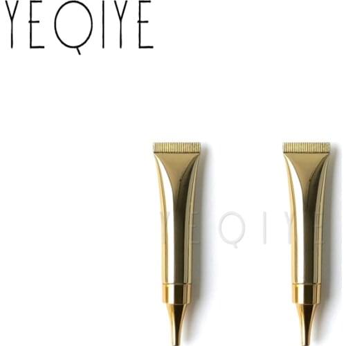 【20PCS】10g Gold Stamping Plastic Squeeze Packing Bottle 10ml Eye Cream Essence Cosmetic Packing Soft Tube Refillable Bottles