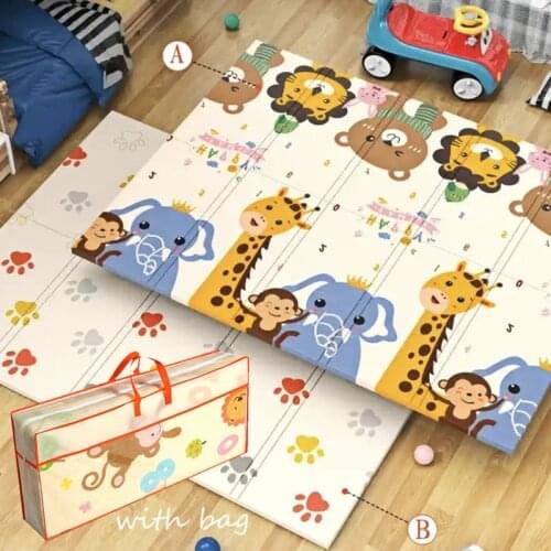200x180x1cm Baby Foam Play Mats Playmat Floor Mat Carpet XPE Mat Floor Crawling Carpet Rugs Mat Foldable Baby Mat for Children