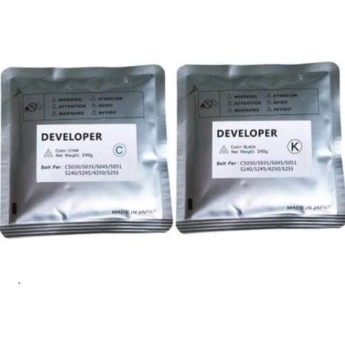 240g CMYK Developer Powder For Canon IRC5030 5035 5045 5051 5240 5245 5250 5255 Copier Spare Parts
