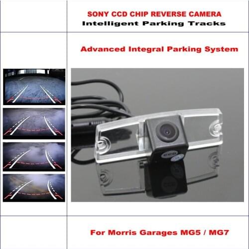 Car Intelligentized Reverse Camera For Morris Garages MG5/MG7 2007-2014 Rear View Dynamic Guidance Tracks CAM