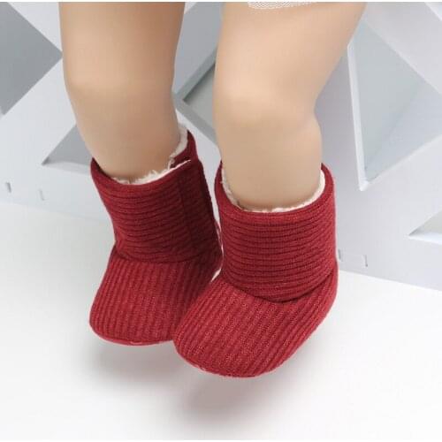 Infant baby Snow Boots Shoes For Baby girls boys snow boots shoes fashion warm plush inside baby infant boots toddler shoes new