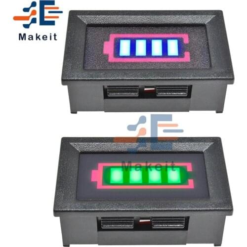 1S/2S/3S/4S/5S/6S/7S 12.6V 18650 Li-po Li-ion Lithium Battery Capacity Indicator with Shell LED Display Voltmeter Power Tester