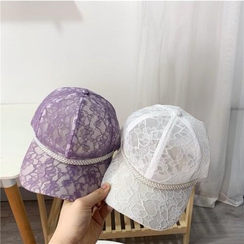 Summer Outing Thin Baseball Cap Sunscreen Breathable Fashion Temperament Hats Outdoor Street Lady Hat