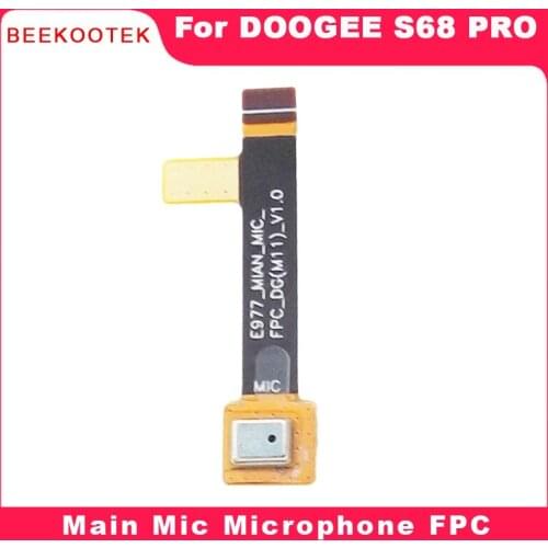 DOOGEE S68 PRO Microphone New Original Main Mic Microphone FPC Replacement Accessories Part for DOOGEE S68 PRO 5.84'' Smartphone