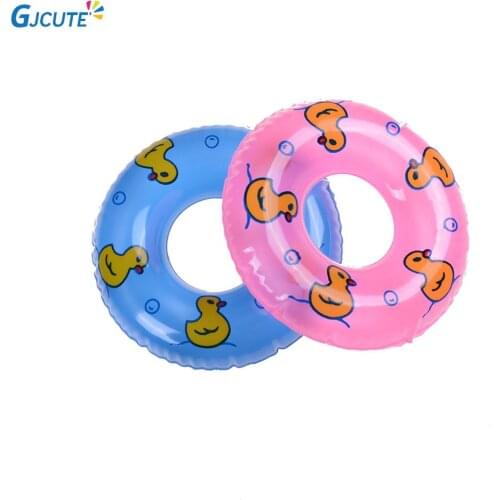 Slippers Pink Blue Swimming Buoy Lifebelt Ring For Doll Accessories