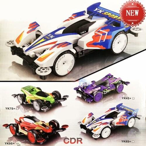 New Yangkai Cyclone Magnum/Emperor/DCR/Green Thunder Shot YANG KAI 1/32 Mini 4WD Assembling Car Model
