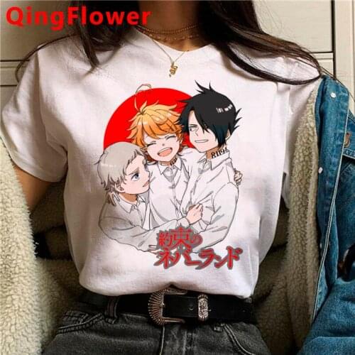 The Promised Neverland top tees men harajuku aesthetic graphic tees plus size couple t shirt harajuku kawaii harajuku