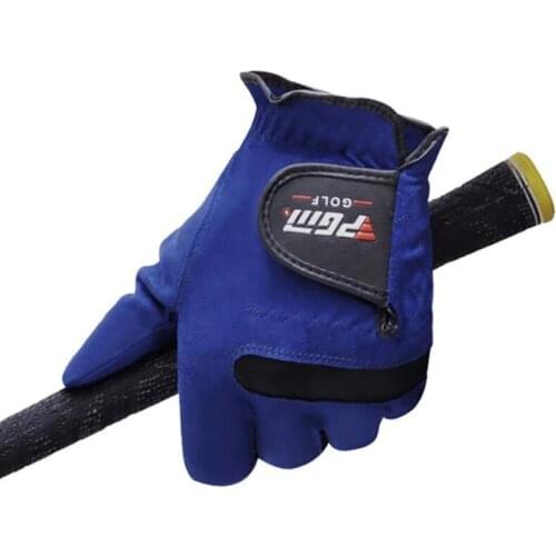 Golf Gloves Golf Wear Left Hand Gloves Fabric Slip-Resistant Breathable Granules Microfiber Mens Sports Gloves