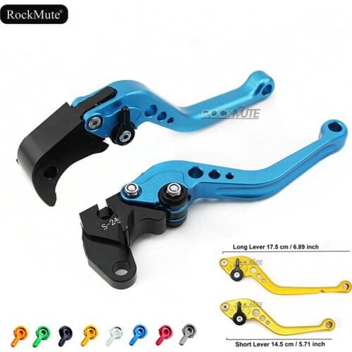 Motorcycle Adjustable Brake clutch lever Short Long Front Grab CNC Aluminum Engraved For YAMAHA BWS R 125 2015-2016 R125