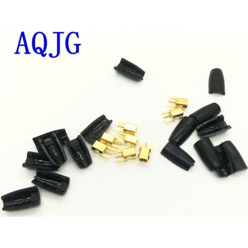 10pcs MMCX Headphone DIY Connector Audio Cables Female male Pin Plug Jack for Shure SE215 SE315 SE425 SE535 UE900