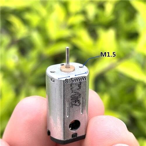 N30 Motor High Speed 43500RPM DC 3V-4.5V Large Torque Strong Magnetic Carbon Brush Micro Motor DIY Aircraft RC Drone Kids Toy