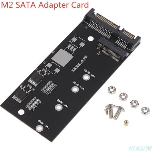 1 Set B+M Key M.2 NGFF SSD Convert Adapter Card To 2.5” SATA3 Adapter Interface Upgraded Kit For SATA Revision I/II/III