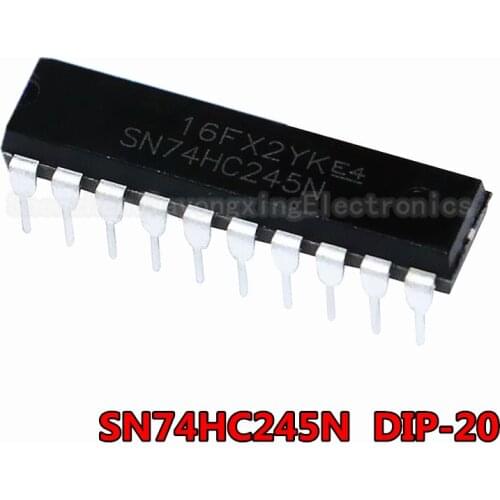 10PCS SN74HC245N DIP20 SN74HC245 DIP 74HC245N DIP-20 74HC245 HD74HC245P new and original IC