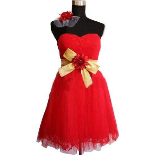 2019 Tohsaka Rin Cosplay Fate Grand Order Craft Essence Magical Ruby Red Dress Costume Fate Grand Order Cosplay Rin Tohsaka