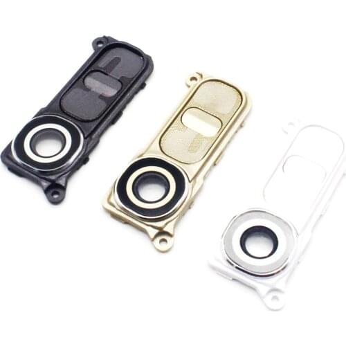30pcs/lot Original New Back Rear Camera Lens Cover + Frame Holder + Power Volume Button Assembly For LG G4 H810 H811 H815 F500