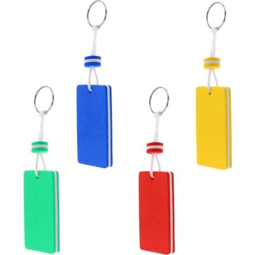 4pcs Marine Outboard Floating Keyring Sailing Kayak Fishing-Rectangle Shape