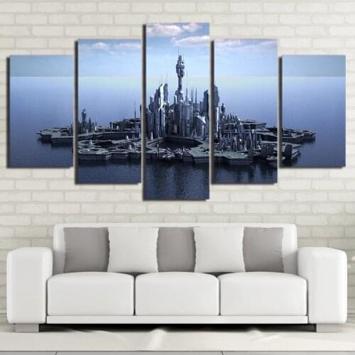 5 Panel diamond painting full square round diamond embroidery Stargate Atlantis rhinestone Of Picture,home decoration,A2123