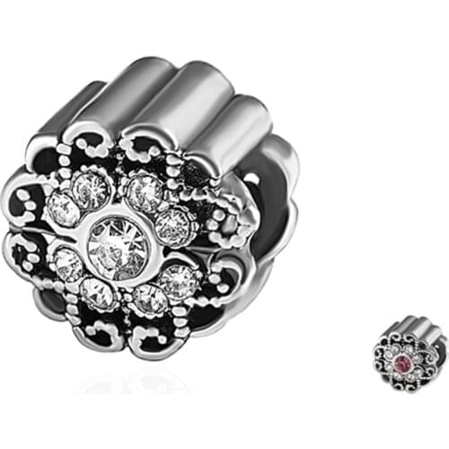 HPXmas Wholesale 5pcs/lot Hand Make Jewelry Crystal Spacer Beads Exquisite Spacer Beads Bracelet Accessories