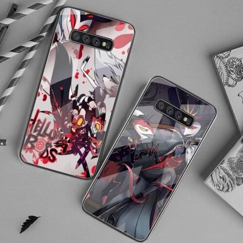 Helluva Boss Phone Case Tempered Glass For Samsung S20 Plus S7 S8 S9 S10 Plus Note 8 9 10 Plus