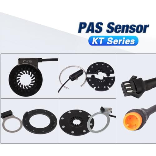 ChamRider KT PAS Pedal Assist Sensor V12L D12L BZ-4(8) BZ-10C Julet Waterproof Connector 6 Magnets Dual hall Sensors 12 Signals