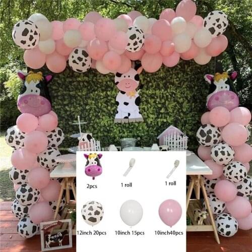 1set Farm Theme Party Decoration Garland Arch Kit For Kid 1st Birthday Backdrop Latex Air Globos Baby Shower Kids Toys Supplies