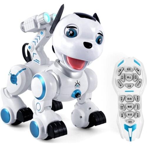 Kids toys Smart Robot Dog Popular Science knowledge bilingual learning Touch interactive Rc Robot Dog Childrens Educational Toy
