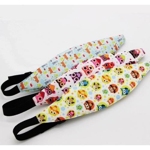 Infant Car Safety Seat Head Fixing Auxiliary Cotton Belt Sleep Nap Head Support Strap Doze Band for Baby Pram Protection Product