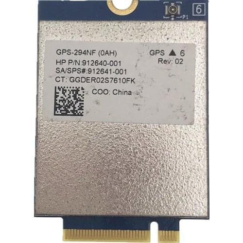 For HP PRO X2 612 G2 Tablet 12" Cellular Card WWAN GPS-294NF 912641-001 912640-001
