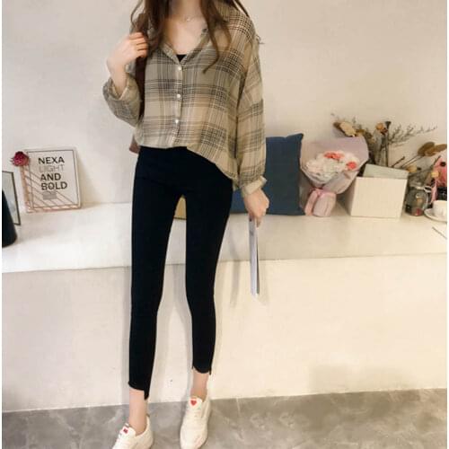 GuliriFei Women's Plaid Shirts