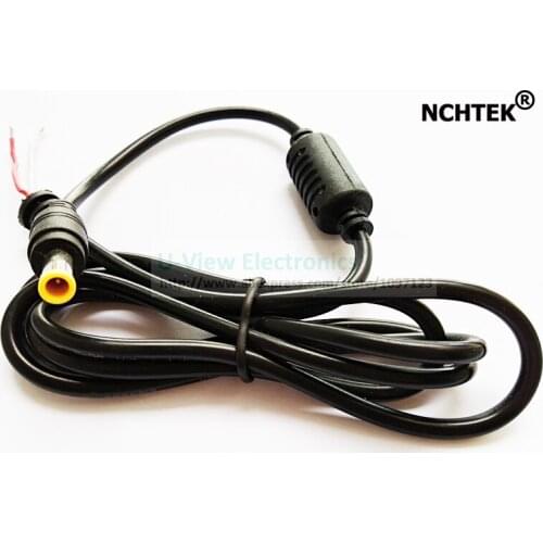 NCHTEK DC Power Cable 5.0x3.0MM Male Power Plug With Magnetic Ring Filter For Laptop About 1.2M/Free Shipping/15PCS