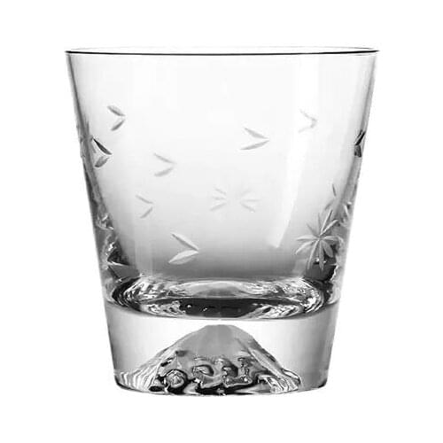 Mount Fuji Carved Glass Mugs coffee mug Milk Tea office Cups Drinkware the Best birthday Gift for friends