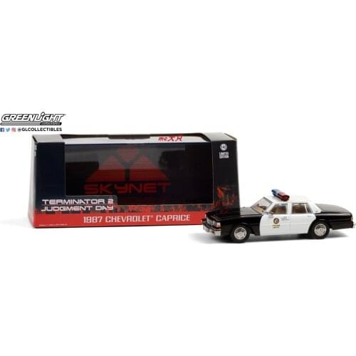 GreenLight 1:43 1987 Chevrolet Caprice Metropolitan alloy model Car Diecast Metal Toys Birthday Gift For Kids Boy