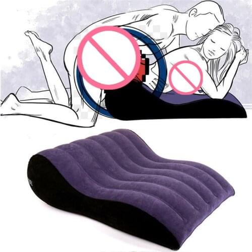 Sexy Inflatable Pillow Chair Sex Love Bed Sofa Pad with Pump Ramp Furniture Machine Toys for Couples Sofas надувное кресло секс