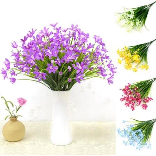 Ocean Orchid Artificial Flower Fake Flower Orchid Wedding Photography Party Home Decoration Silk Green Plants Craft